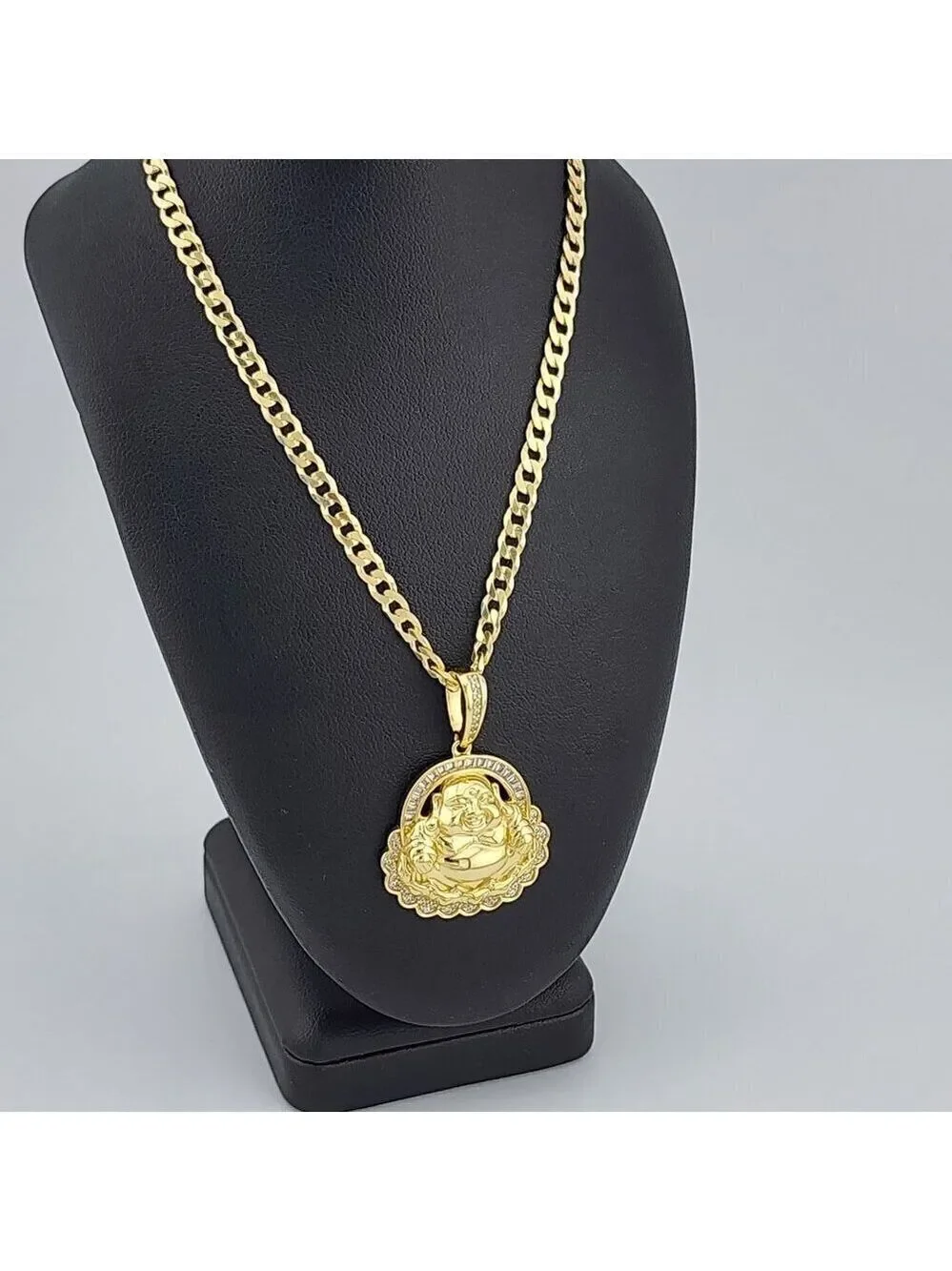 Brand New Sterling Silver 925 Buddha Necklace
